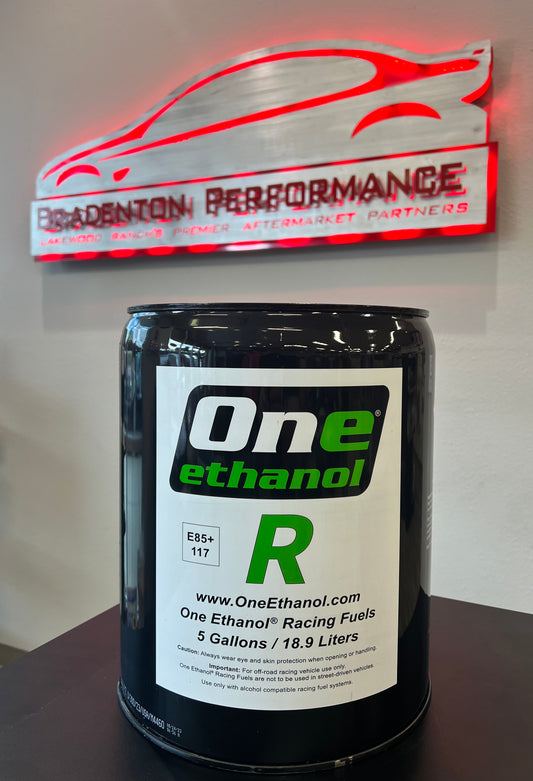 One Ethanol "R" 117 Octane E85 Racing Fuel 5 Gallon Pail