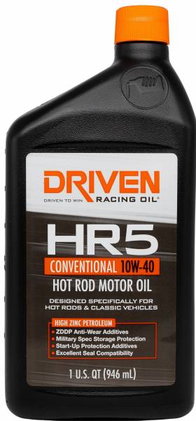 HR5 10W-40 Conventional Hot Rod Oil Qt.