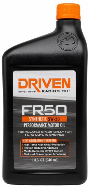 FR50 5W-50 Synthetic Street Performance Oil Qt.