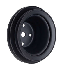 BBC LWP Water Pump Pulley 2 Groove Black