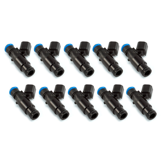 Injector Dynamics ID1050X Injectors 14mm (Black) Bottom Adaptors (Set of 10)