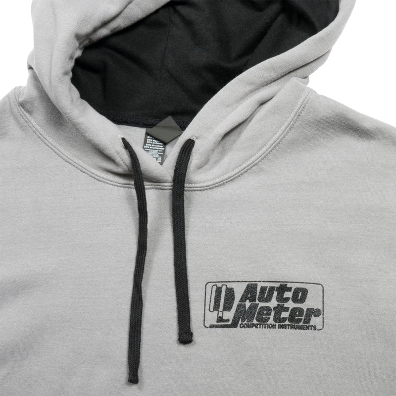 Autometer Gray Competition Pullover Hoodie - Adult XL