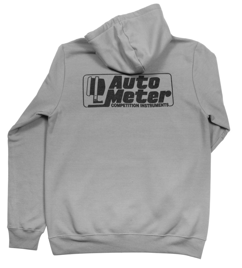Autometer Gray Competition Pullover Hoodie - Adult XL